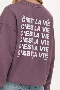 Sweat Violet "C'est La Vie"