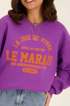 Sweat Violet "La Joie De Vivre"