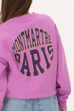 Sweat Violet "Montmartre Paris"