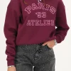 Sweat Violet "Paris 93 Atelier"