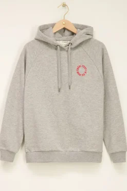 Sweat-shirt à Capuche Gris Le Grand Amour