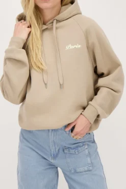 Sweat-shirt Beige Paris City