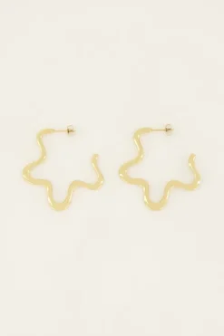 Swirl Boucles D’oreilles De Forme Ondulée