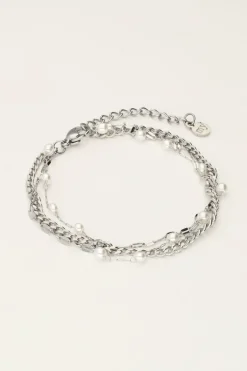 Triple Bracelet Avec Perles