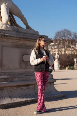 Veste En Denim Noir Sans Manches
