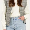 Veste Sans Manches Noir Et Blanc Tourbillon